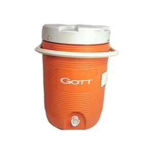 Gott 3 Gal Orange Insulated Water Cooler Drink Dispenser Model 1683 Sports